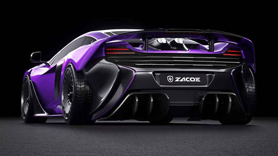 Комплект Zacoe Wild Widebody для McLaren 650S вдохновлен гоночными автомобилями